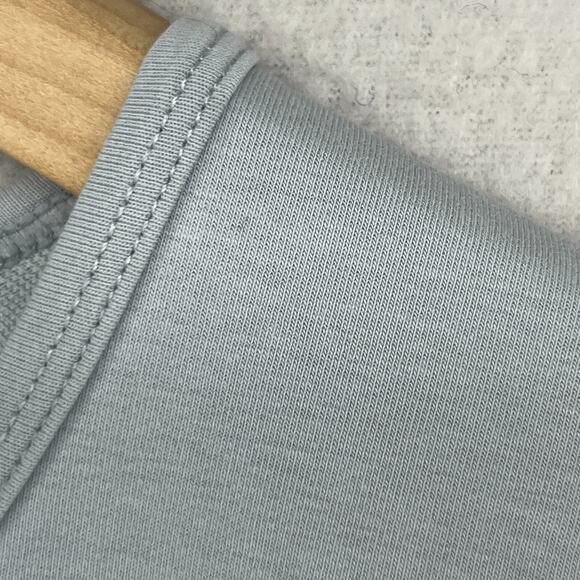 BYLT Shirt Mens XL Drop Cut LUX Premium Basics Athletic Short Sleeve Fog Blue - Picture 7 of 14